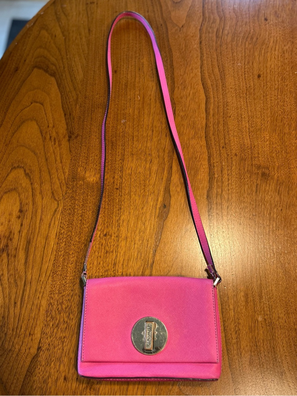 Kate Spade Newbury Lane Sally Pink Leather Crossbody